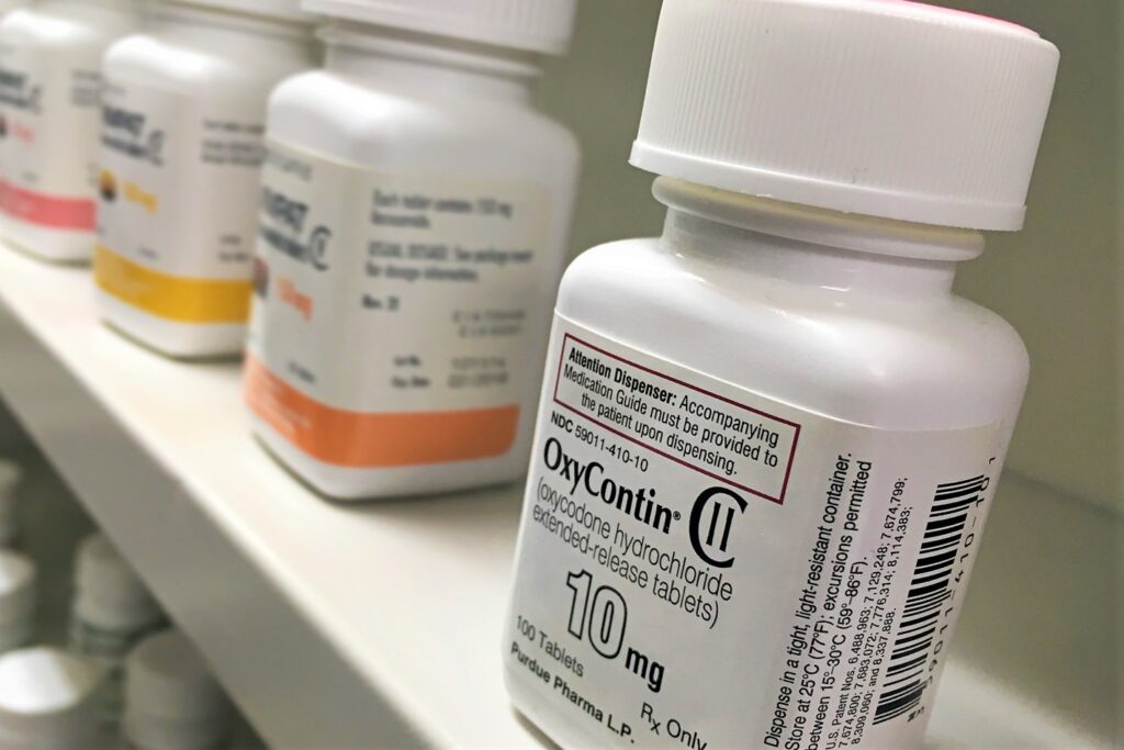 Bottle of OxyContin