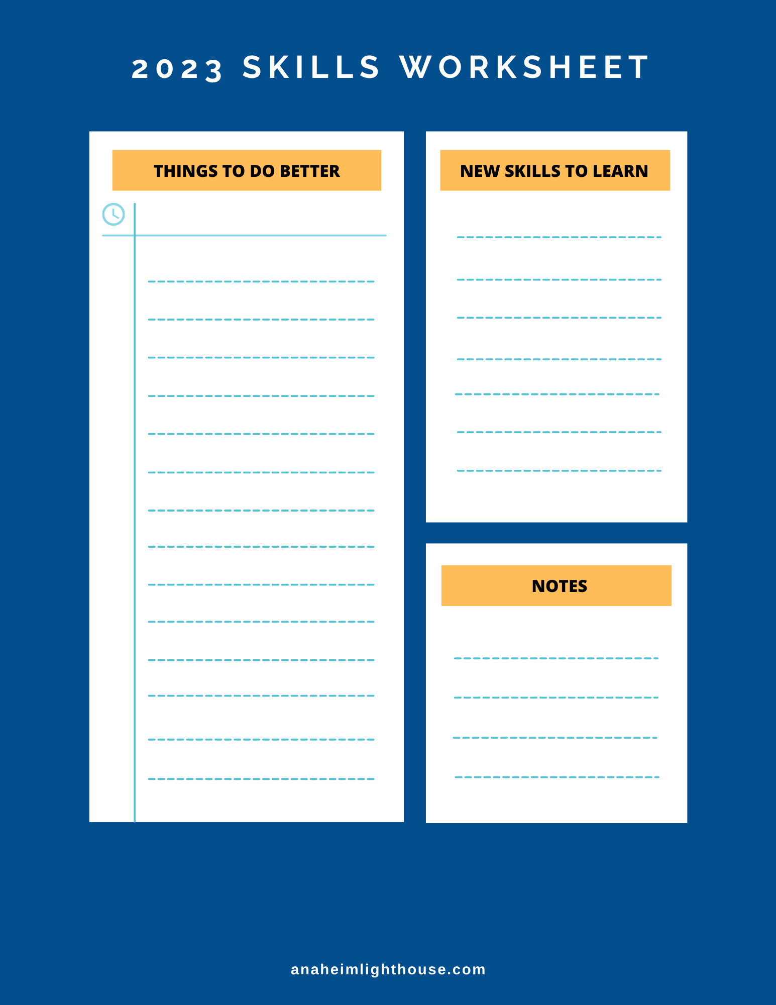 2023 Improvement Worksheet