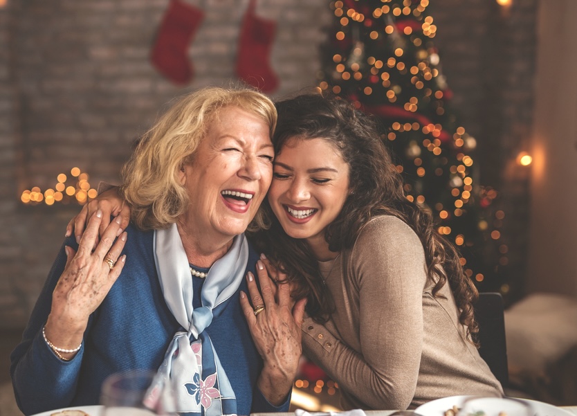 A mother and daughter reconnect during the holidays